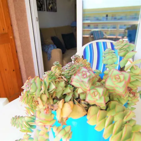 Apartamento V&v Lloret - Blau Con Piscina Comunitaria, Parking, Aire Acondicionado Sólo Familias!